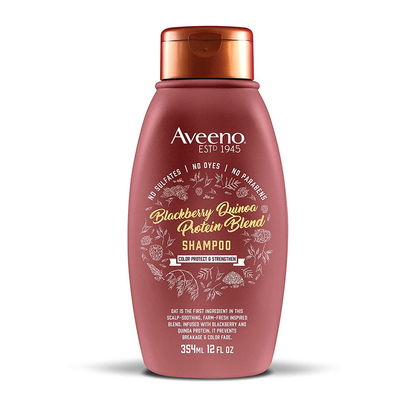 Aveeno Color Protect & Strengthen + Blackberry & Quinoa Shampoo (12oz)