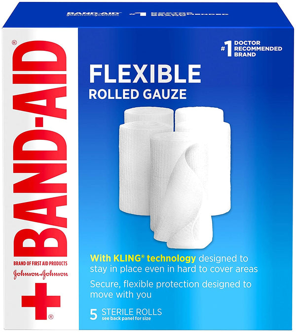 Band Aid Flexible Rolled Gauze Dressing