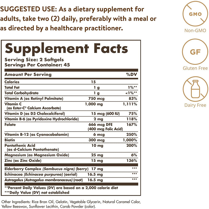 Solgar Inmune Complex Softgels