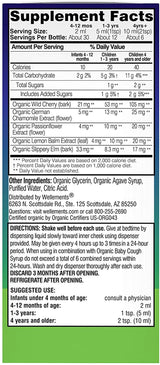 Wellements Organic Night Time Baby Cough & Mucus Syrup 2 fl oz