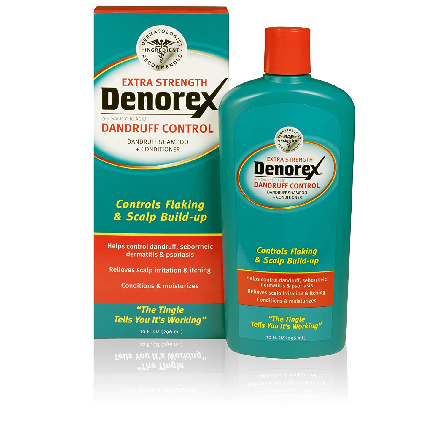 Denorex Extra Strength Dandruff Shampoo and Conditioner, 10 oz ...