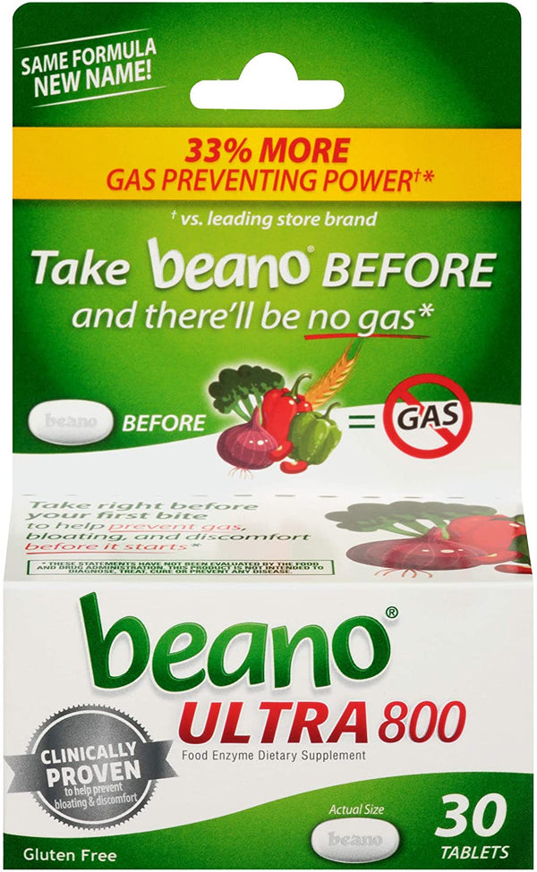 Beano Food Enzyme Tablets