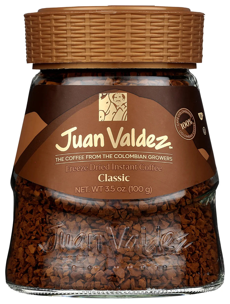 Juan Valdez Café regular de liofilización instantánea, 3.5 oz