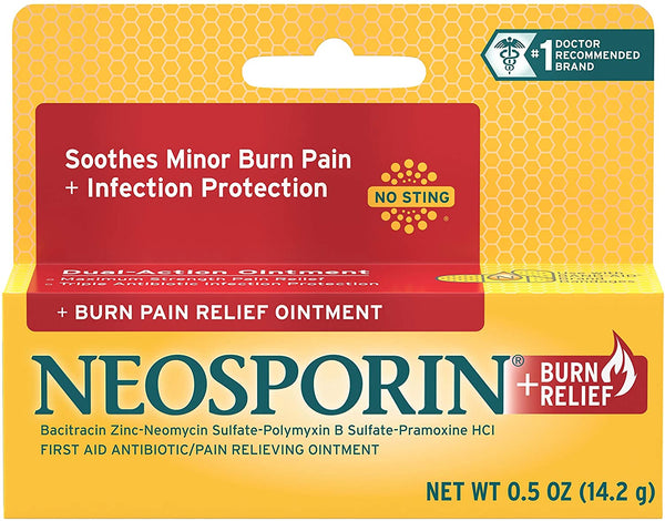 Neosporin Soothes Minor Burn Pain 0.5 OZ