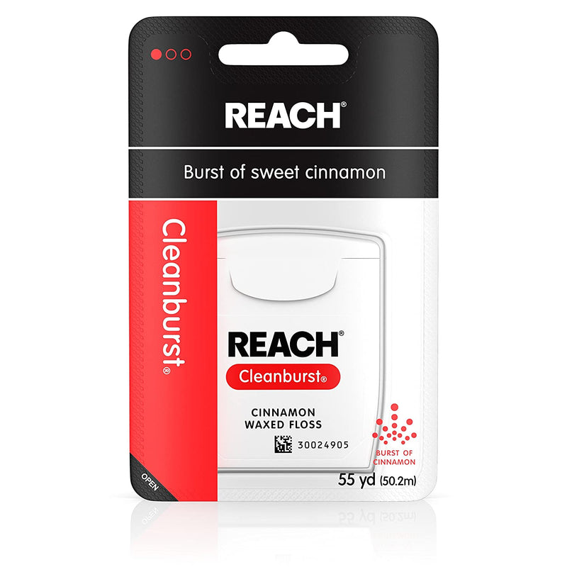 Reach Cleanburst Waxed Floss Cinnamon 55.0yd