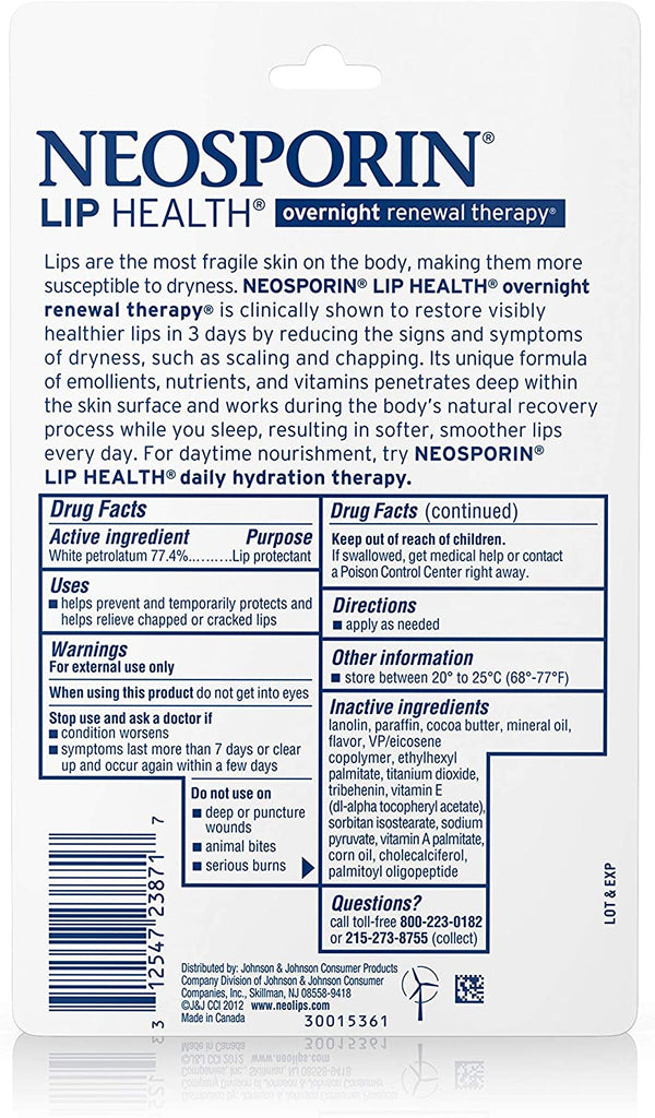 Neosporin Lip Health Overnight