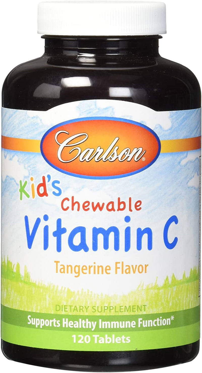 Carlson For Kids Chewable Vitamin C 250 mg 120 Tablets