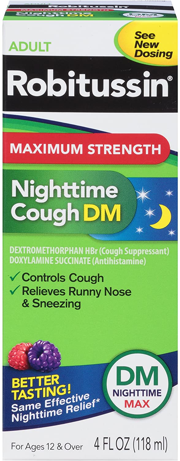 Robitussin Max Strength Nighttime Cough 4 Fl Oz