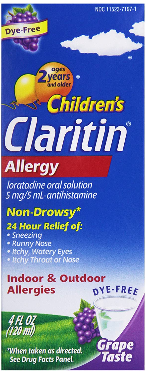 Claritin Children's Allergy Grape Cough Syrup, 4 oz