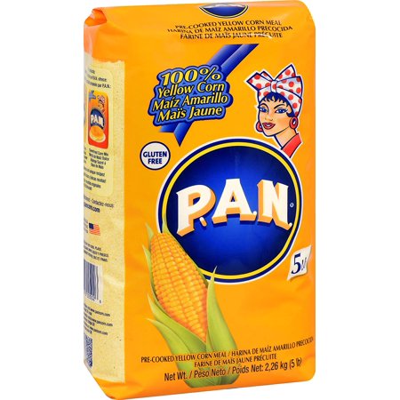 Harina Pan P.A.N Corn Meal, Yellow, Pre-Cooked - 5 lbs