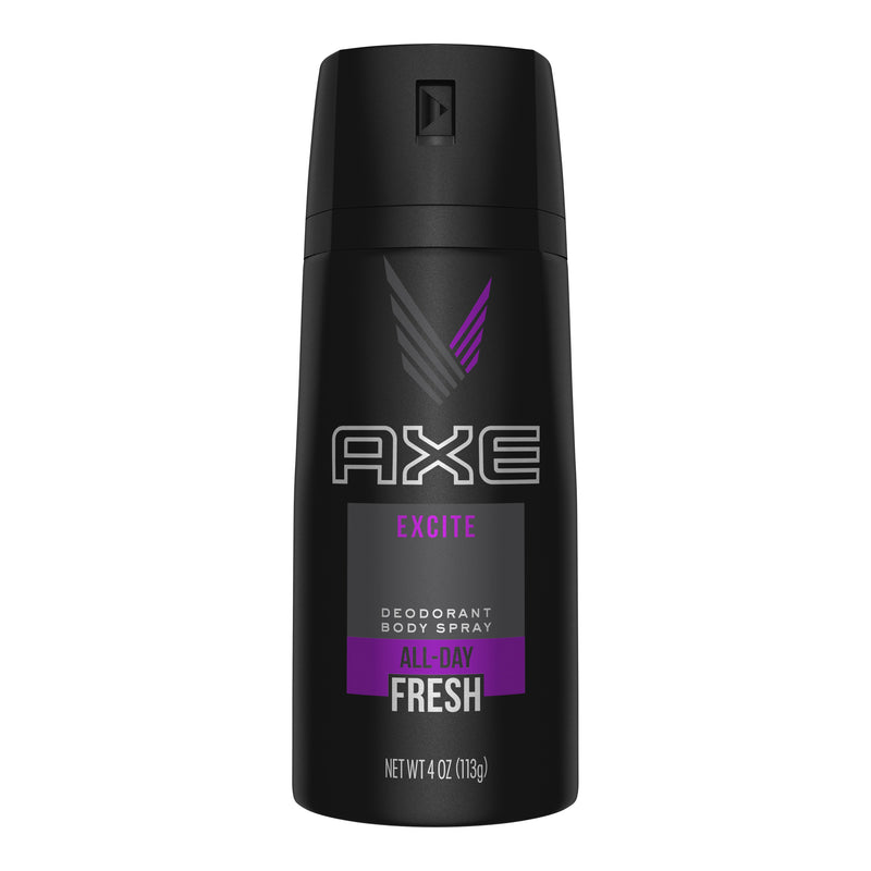 Axe spray corporal para hombres, excita, 4 oz