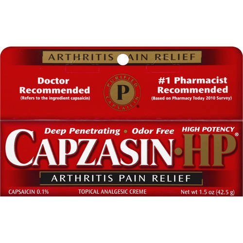 Capzasin HP Arthritis Pain Relief Crème (1.5 Oz), Odor Free