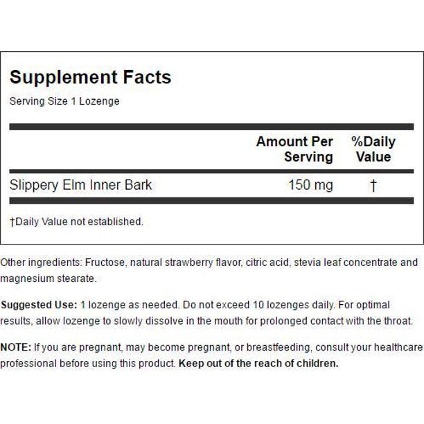 Herbales planetarias Slippery Elm 150 mg de barbilla