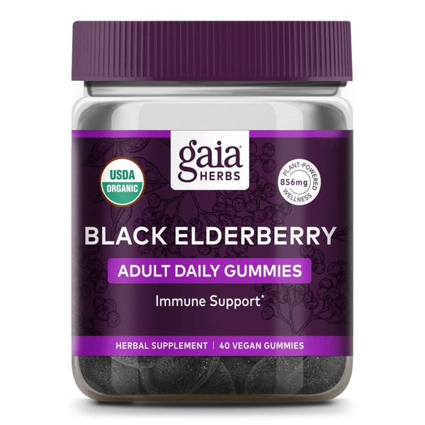 Gaia Herbs Everyday Elderberry Gommies