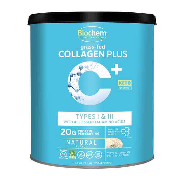 Biochem Grass-Fed Protein Collagen+C Natural 22.5 oz
