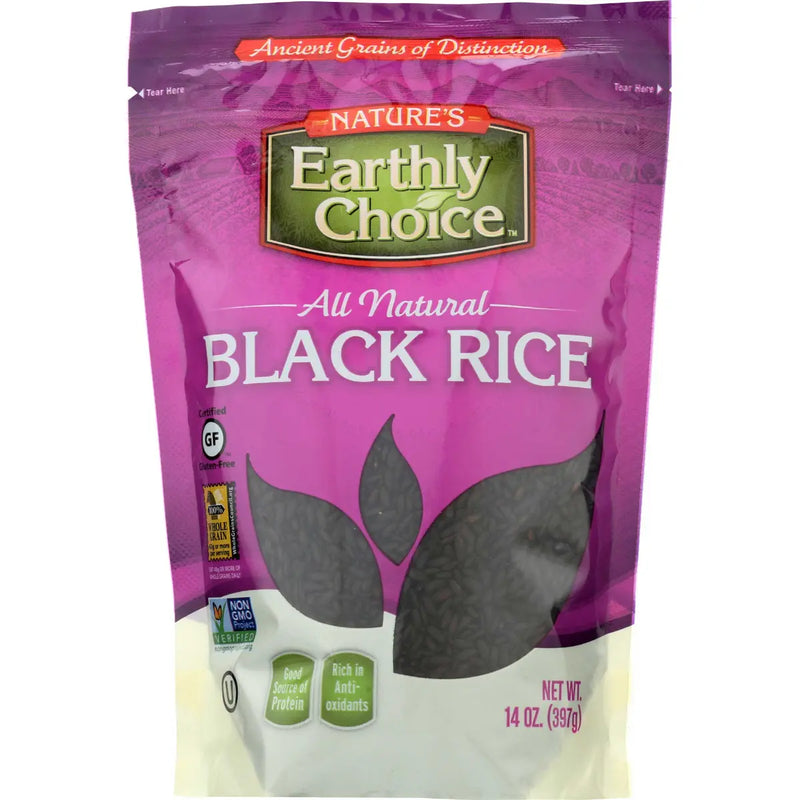 Natures Black Rice 14 Oz