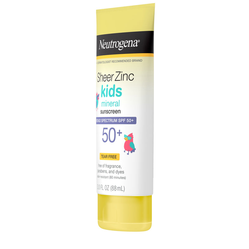 Neutrogena SheeZinc Kids Mineral Sunscreen Lotion SPF 50