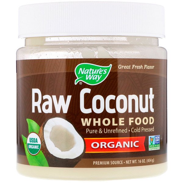 Nature's Way Organic Raw Coconut Whole Food 16 oz