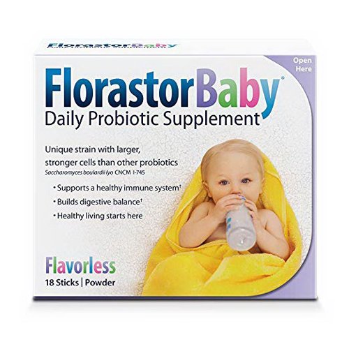 Florastor Baby Daily Probiotic Supplement Powder Sticks, 18 Ea