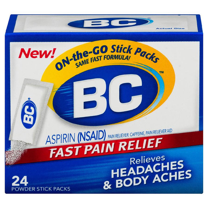 BC Fast Pain Relief Aspirin Powders