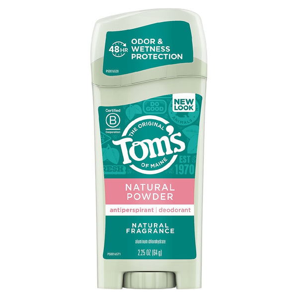Toms Women's Antiperspirant Natural Powder 2.25Oz