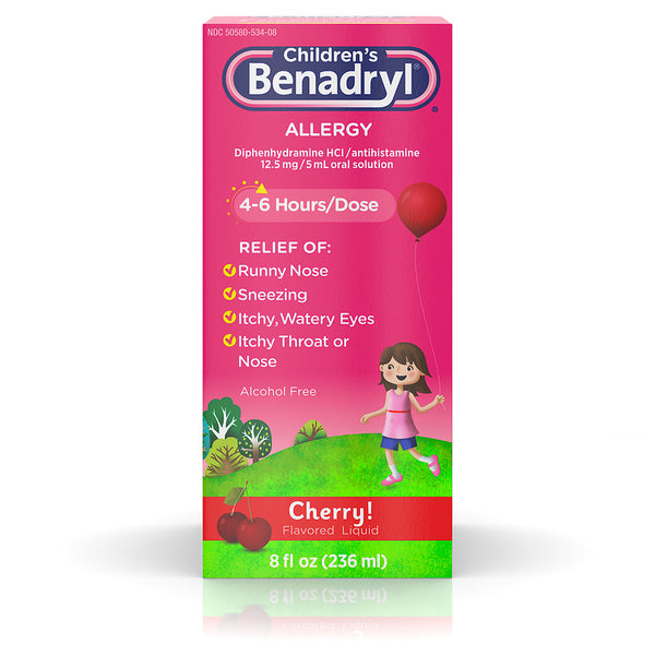 Benadryl Children's Allergy Liquid Cherry
