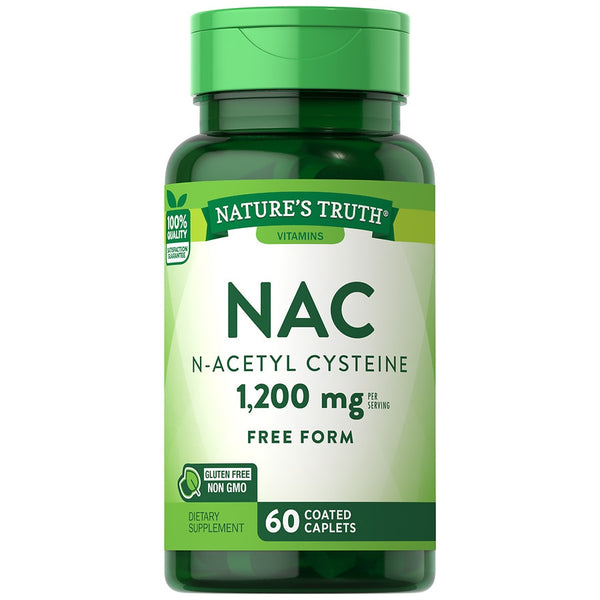 Nature's Truth NAC N-Acetyl Cysteine 600mg 60 Caplets