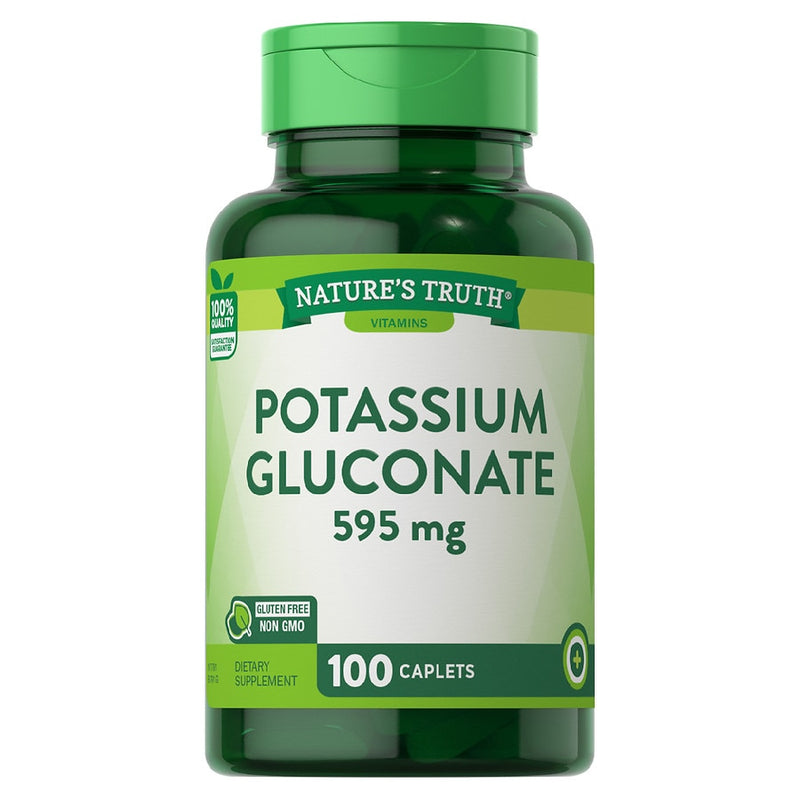 Nature's Truth Potasio Gluconato 595 mg 100 Caplets