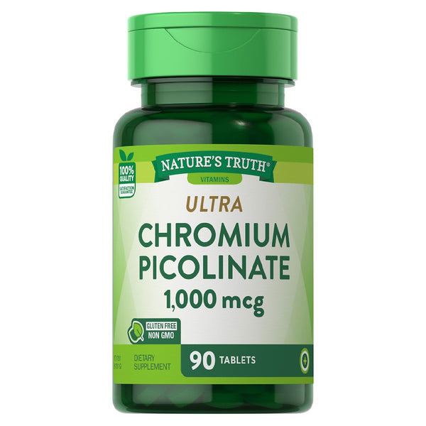 Nature's Truth Ultra Chromium Picolinate 1,000 mcg 90 Capsules