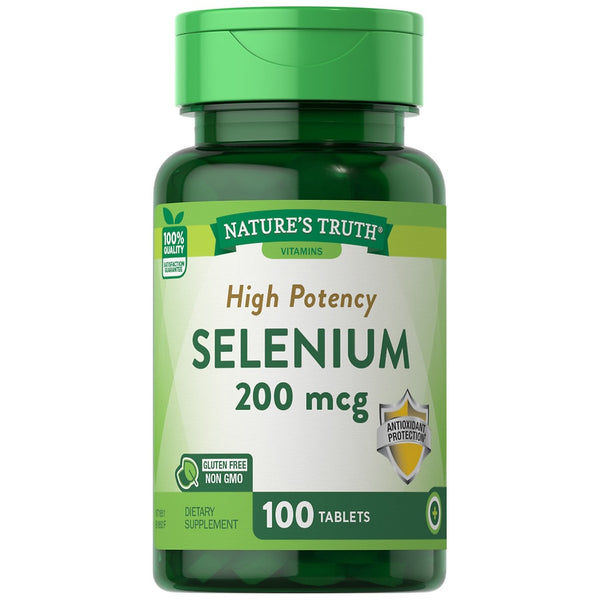 Nature's Truth High Potency Selenium 200 mcg 100 Tablets