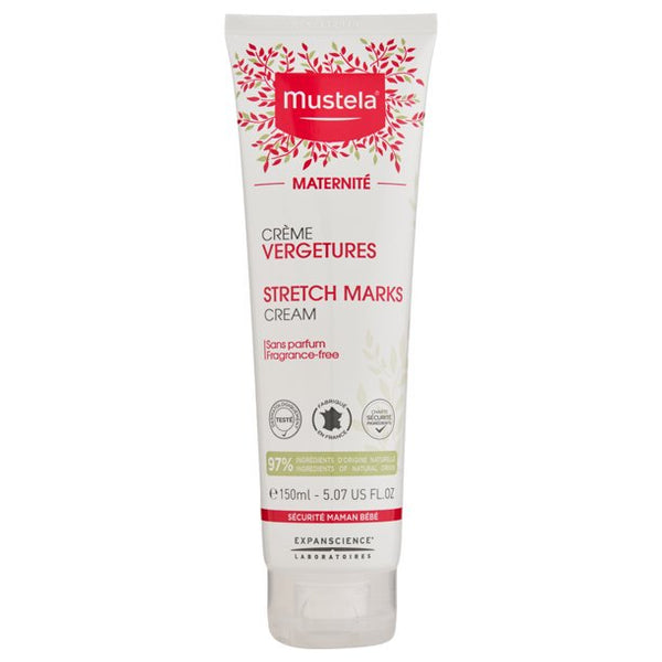 Mustela Stretch Marks Cream 3 in 1 Fragrance Free 5.07 Oz