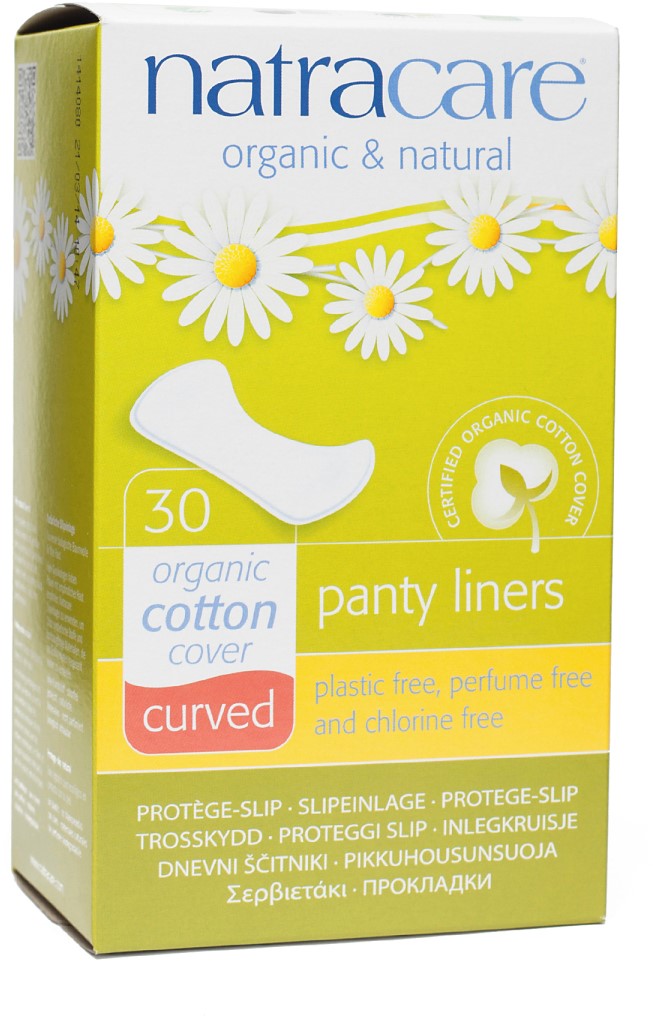 Natracare Organic & Natural Curved Panty Liners 30 ea