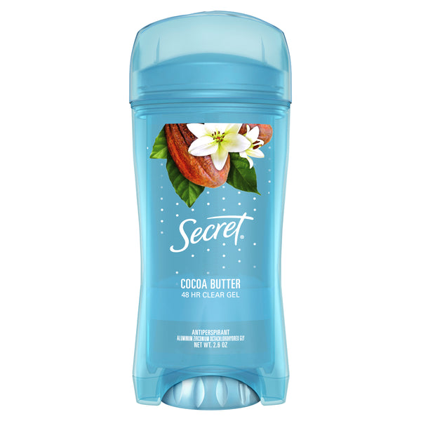 Secret Clear Gel Antiperspirant and Deodorant Cocoa Butter