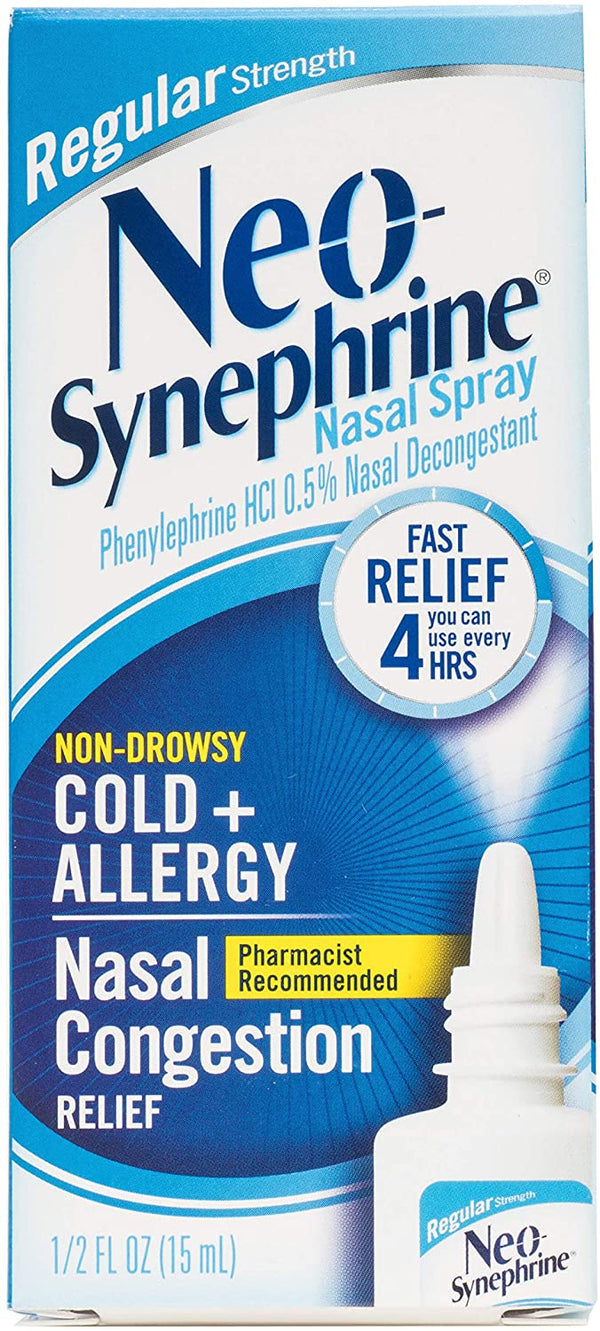 Neosynephrine Nasal Spray for Cold & Sinus Relief