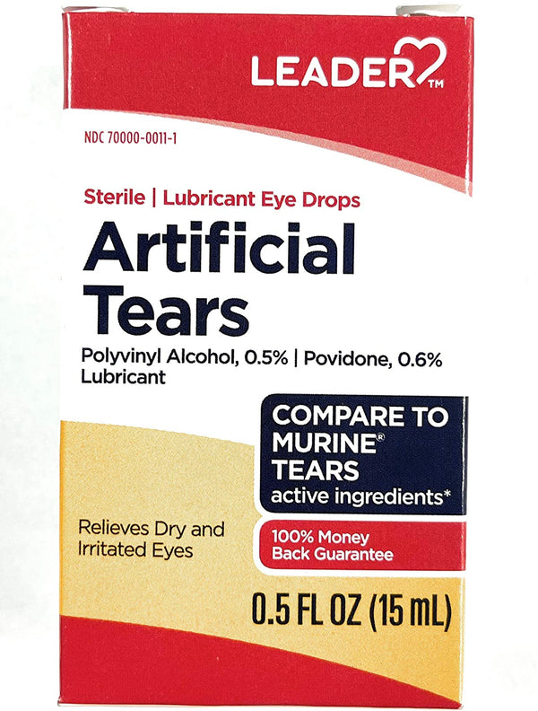 Leader Dry Eye Relief Drops 0.5Oz