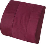 Essential Medical Lumbar Cushion Burgundy F1412B