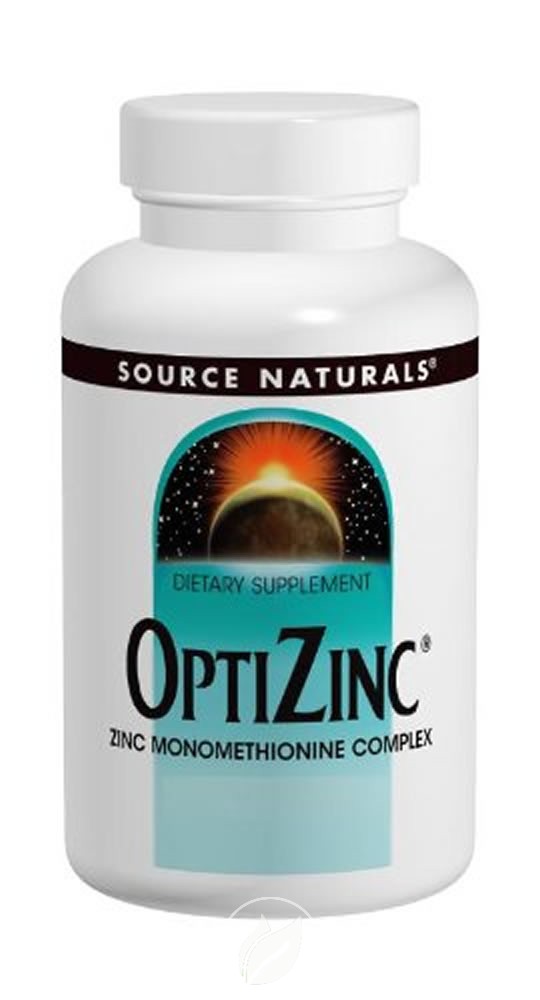 Source Naturals OptiZinc Zinc Monomethionine 60 Tablets