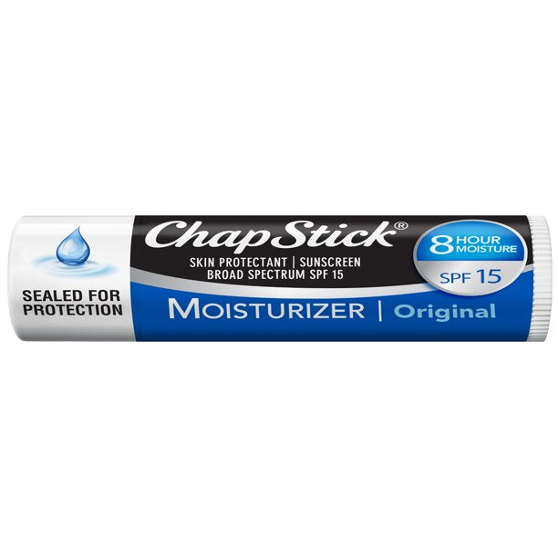 ChapStick Moisturizer (Original Flavor, 0.15 Ounce) Lip Balm Tube