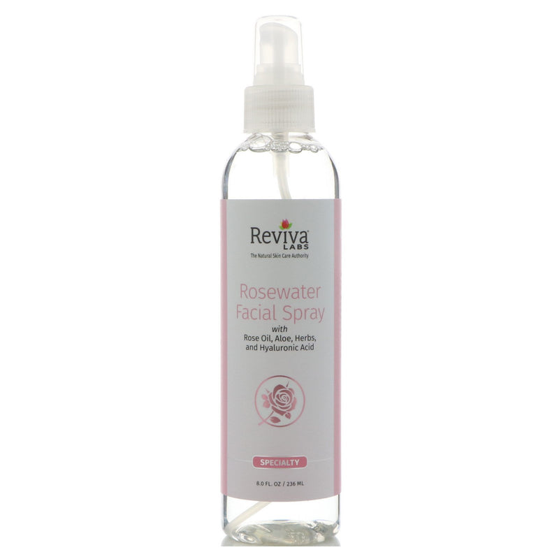 Reviva Labs Rosewater Facial Spray, 8 onzas