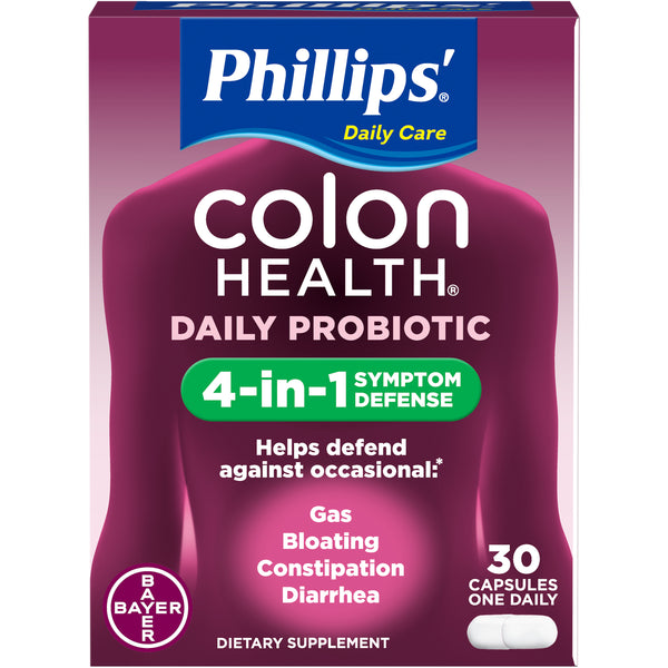 Phillips' Colon Health Probiotic One Daily Capsules, 30 count