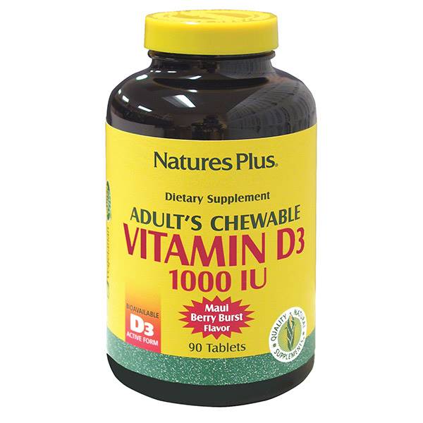 Nature's Plus Adult's Chewable Vitamin D3