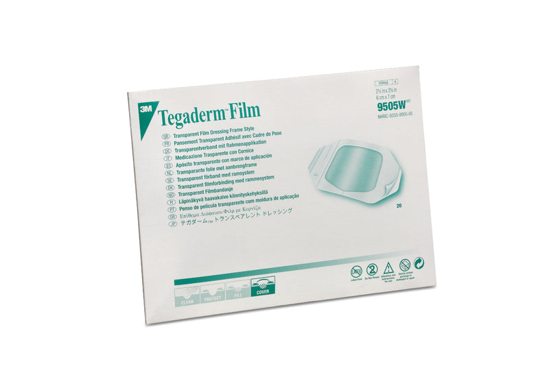 Tegaderm Film REF 9505W. 2 3/8 in x 2 3/4 in