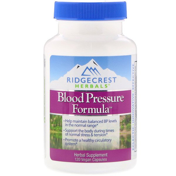 Ridgecrest Blood Pressure Formula Vegetable Capsules