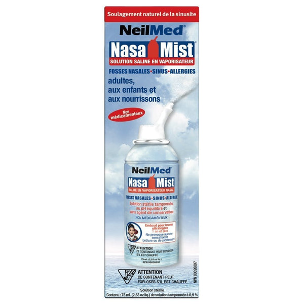Neilmed Nasal Mist Saline Spray 2.53 Oz