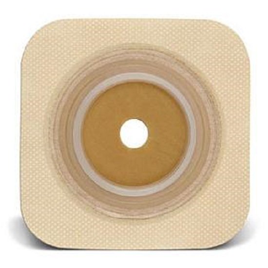 SUR-FIT Natura Stomahesive Flexible Wafer 125264 with 1 3/4" Collar Flange, Tan