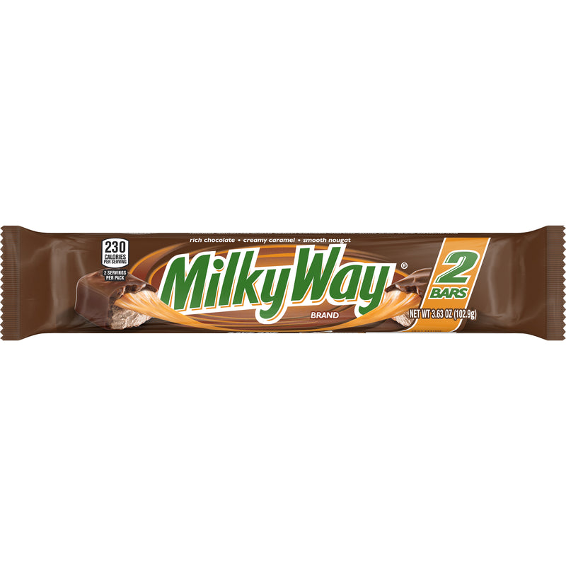 Milky Way, Milk Chocolate 2-To-Go Sharing Size Candy Bar, 3.63 Oz
