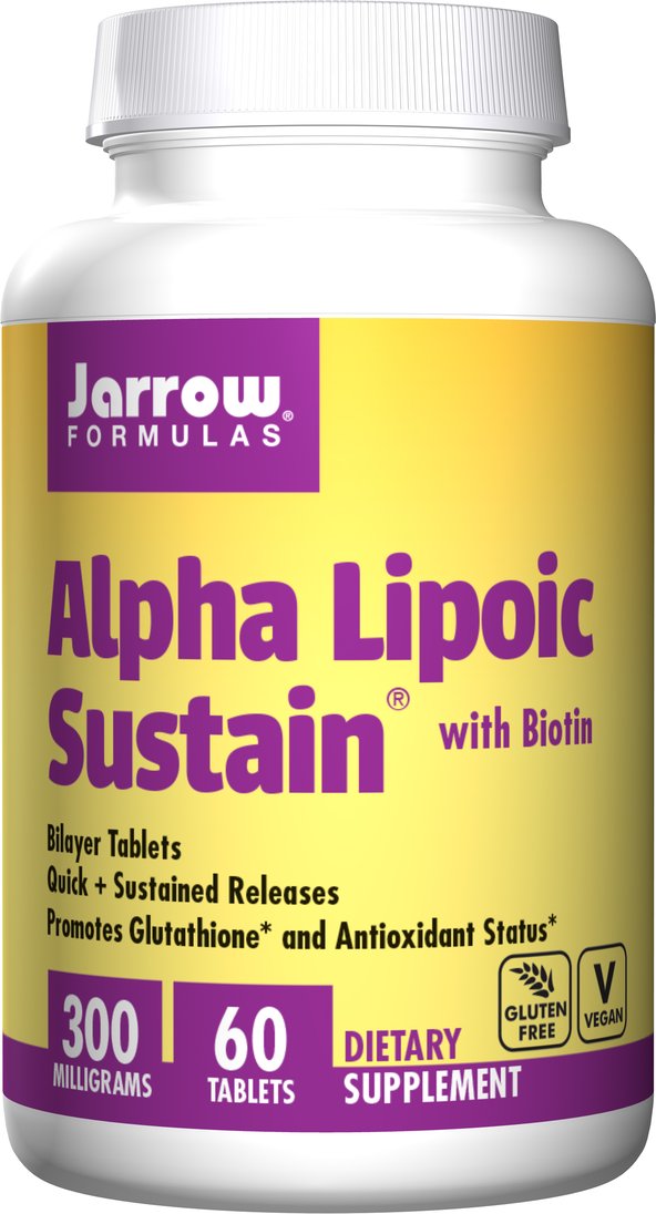 Jarrow Formulas Alpha Lipoic Sustain 300mg 60 Tablets