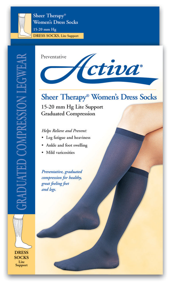 Activa Sheer Therapy Women's Dress Socks Lite Support MODEL: H26