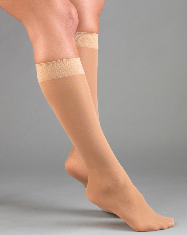 Activa Sheer Therapy Knee High with Closed Toe 15-20 mm Hg Lite Support MODEL: H23