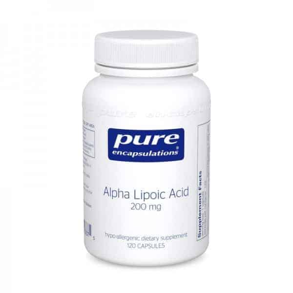Pure Encapsulations Alpha Lipoic Acid 200 mg Capsules